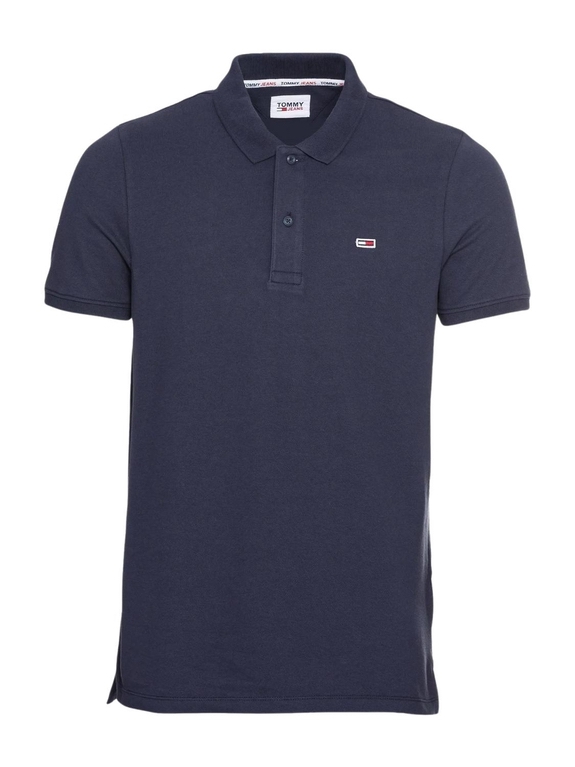 Tommy Jeans TJM Solid Stretch Polo t-shirt - Twilight Navy
